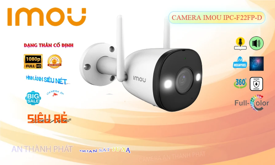 ➠ IPC-F22FP-D sắc nét Wifi Imou ➠ IPC-F22FP-D sắc nét Wifi Imou