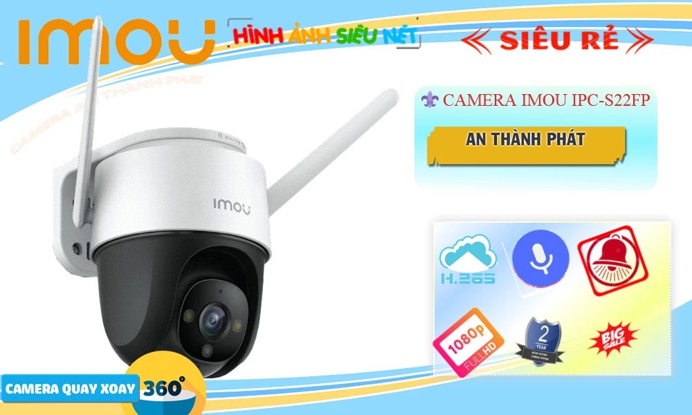 IPC-S22FP sắc nét Wifi Imou IPC-S22FP sắc nét Wifi Imou