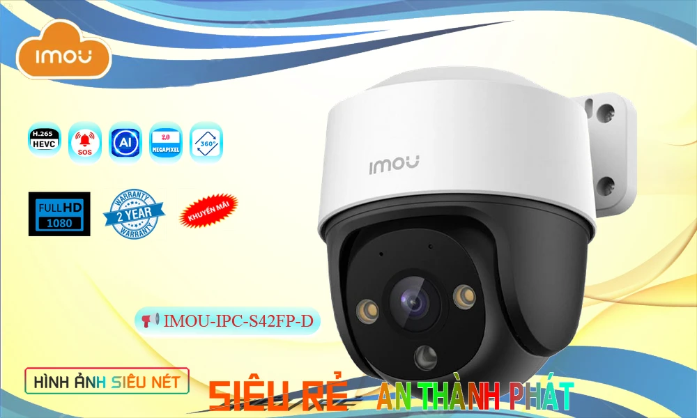 IPC-S42FP-D sắc nét Wifi Imou IPC-S42FP-D sắc nét Wifi Imou