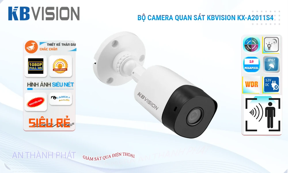 KX-A2011S4 Camera An Ninh Chức Năng Cao Cấp