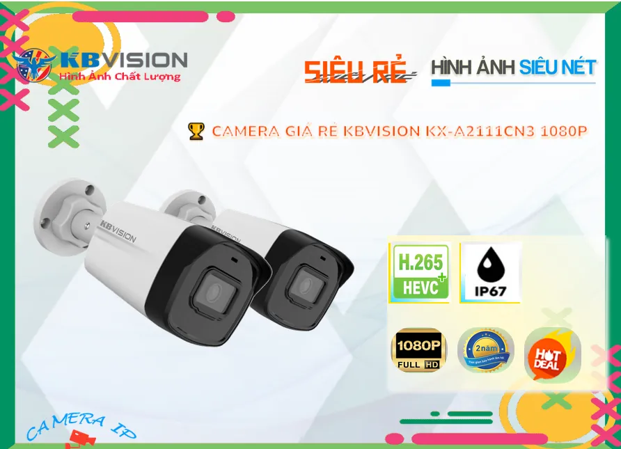 Camera KBvision Giá rẻ KX-A2111CN3 Camera KBvision Giá rẻ KX-A2111CN3