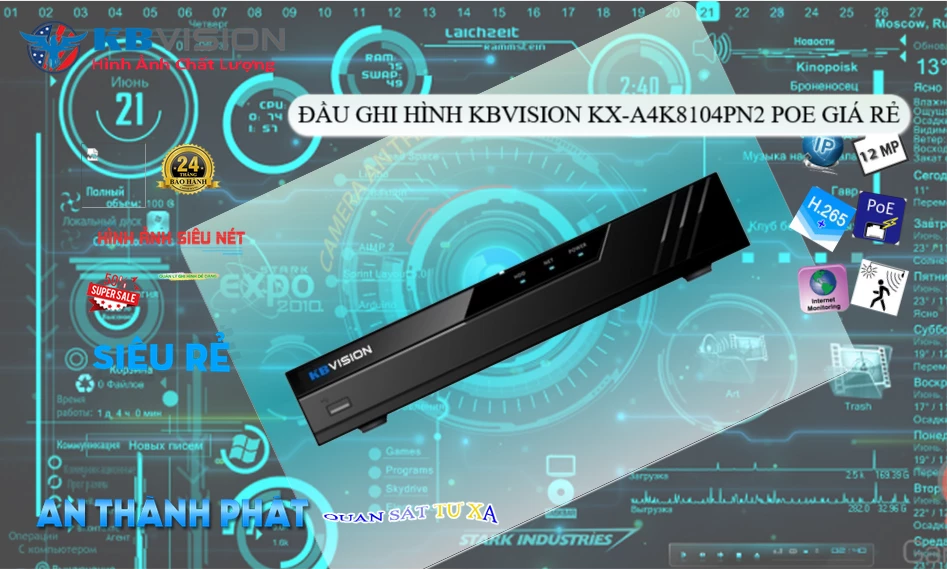 KX-A4K8104PN2 sắc nét KBvision