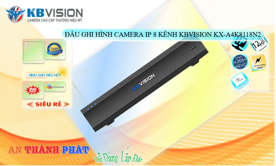 KX-A4K8118N2 sắc nét KBvision