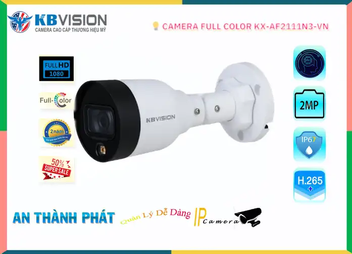 KX-AF2111N3-VN sắc nét KBvision KX-AF2111N3-VN sắc nét KBvision
