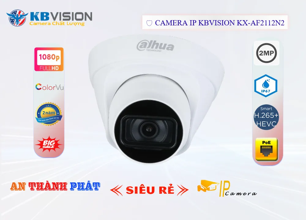 giới thiệu camera IP Kbvision KX-AF2112N2