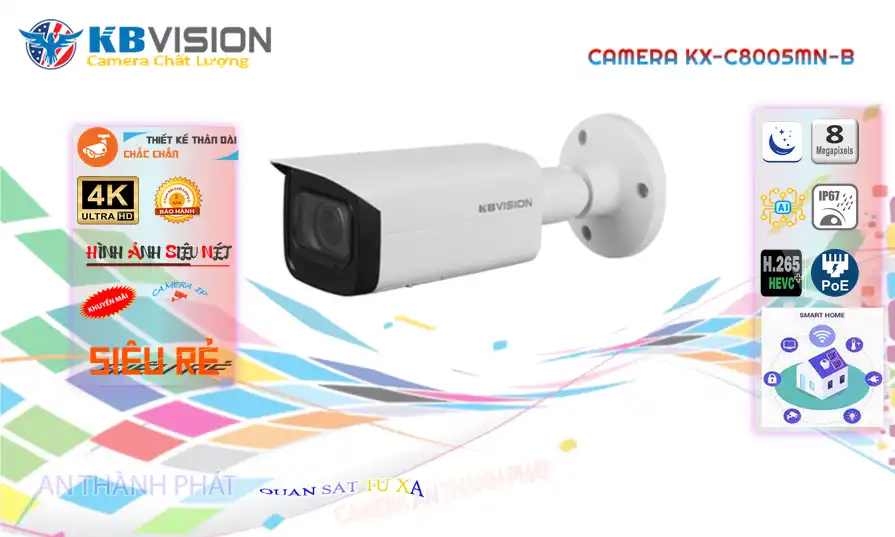 KX-C8005MN-B sắc nét KBvision KX-C8005MN-B sắc nét KBvision