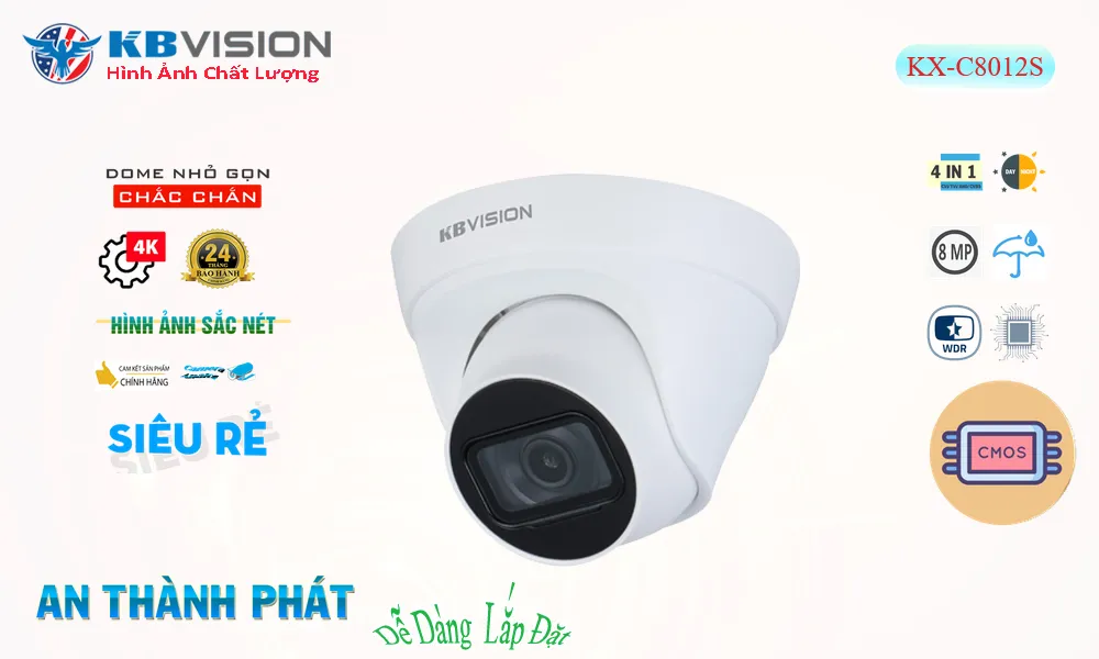 ➠  KX-C8012S sắc nét KBvision