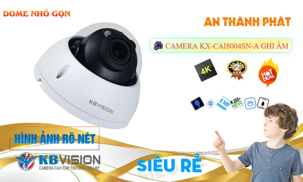 Camera KX-CAi8004SN-A Sắt Nét ✨