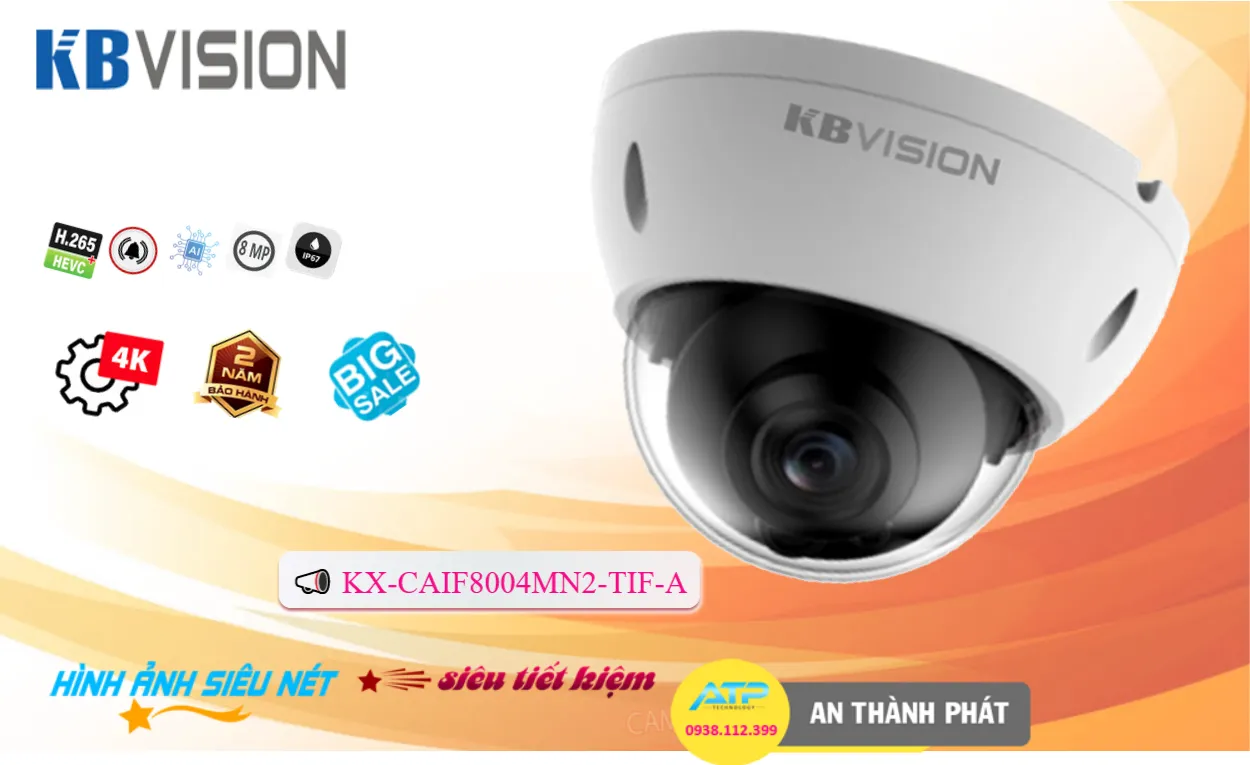 KX-CAiF8004MN2-TiF-A sắc nét KBvision KX-CAiF8004MN2-TiF-A sắc nét KBvision