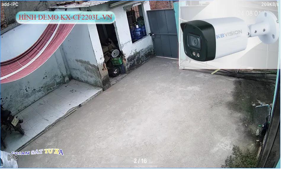 KX-CF2203L-VN sắc nét KBvision KX-CF2203L-VN sắc nét KBvision