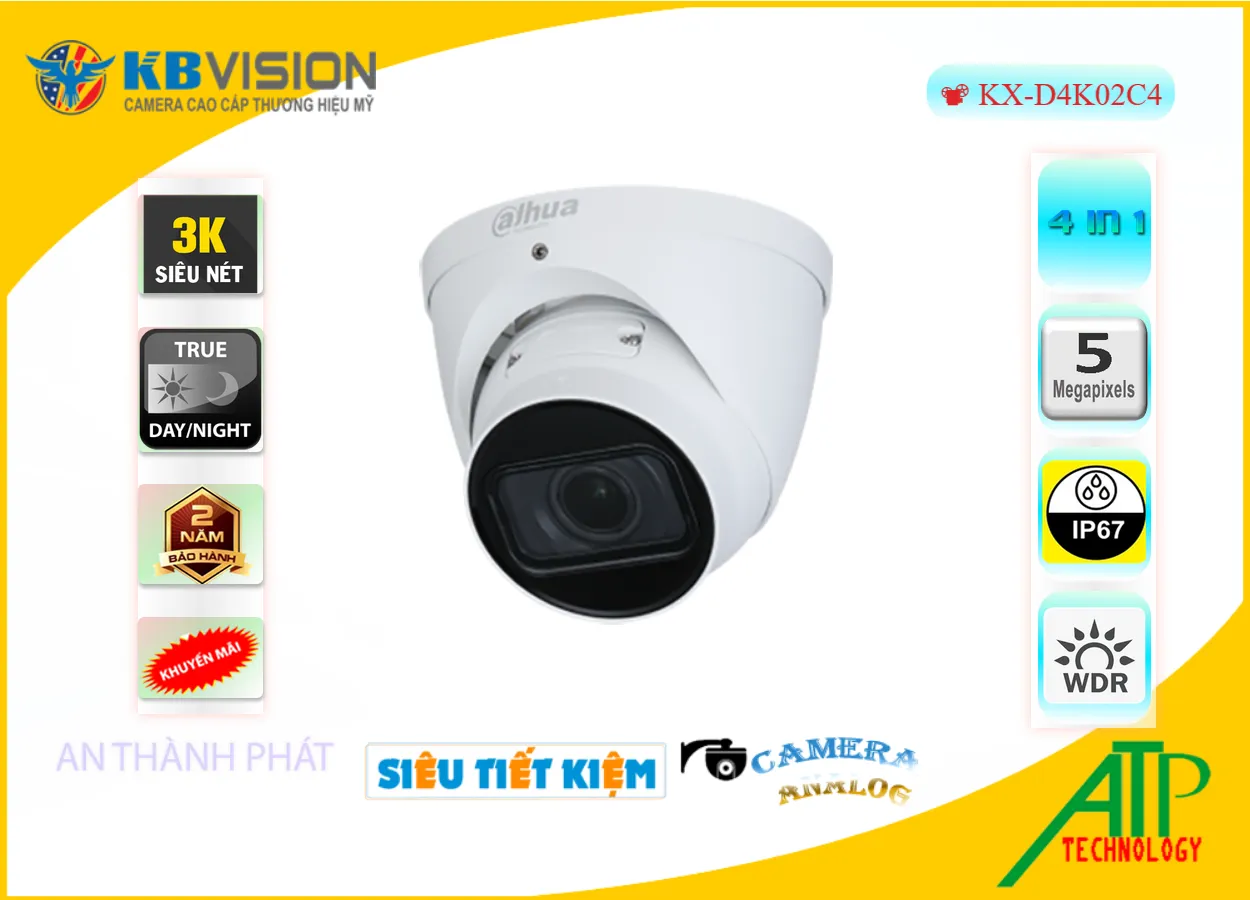 KX-D4K02C4 sắc nét KBvision KX-D4K02C4 sắc nét KBvision