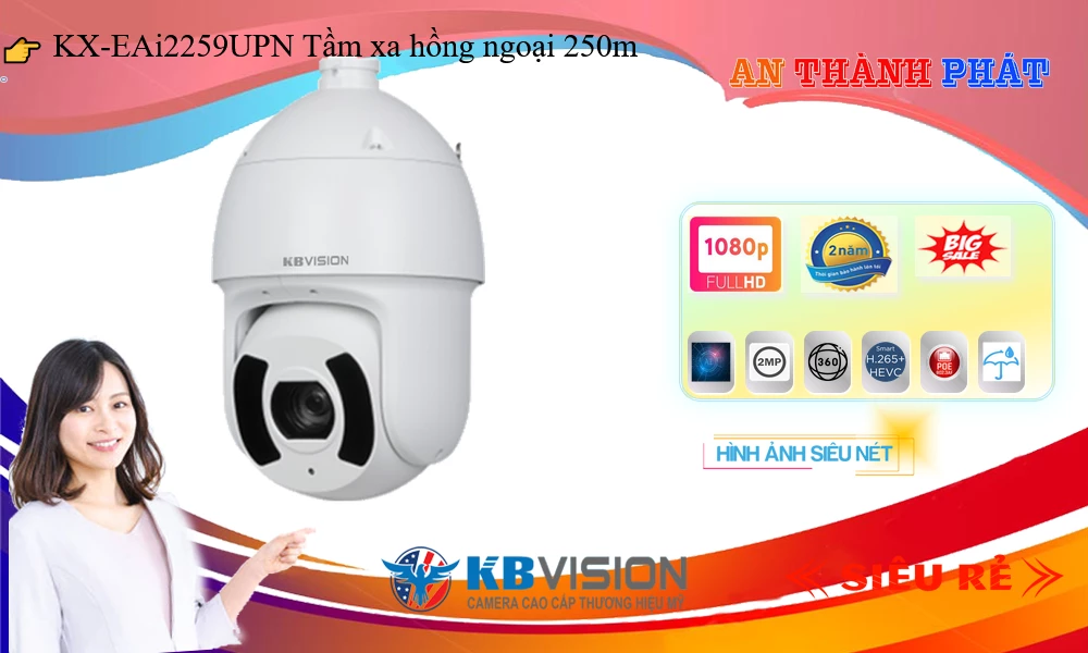 KX-EAi2259UPN sắc nét KBvision KX-EAi2259UPN sắc nét KBvision