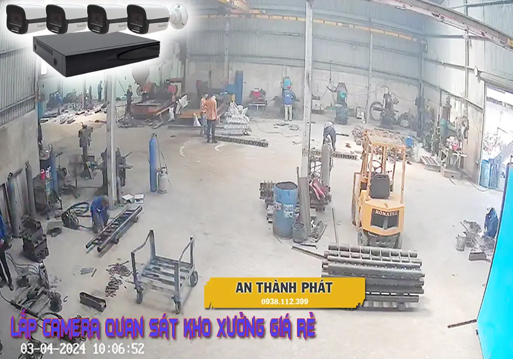 lắp đặt camera giám sát nhà xưởng hình ảnh sắc nét
