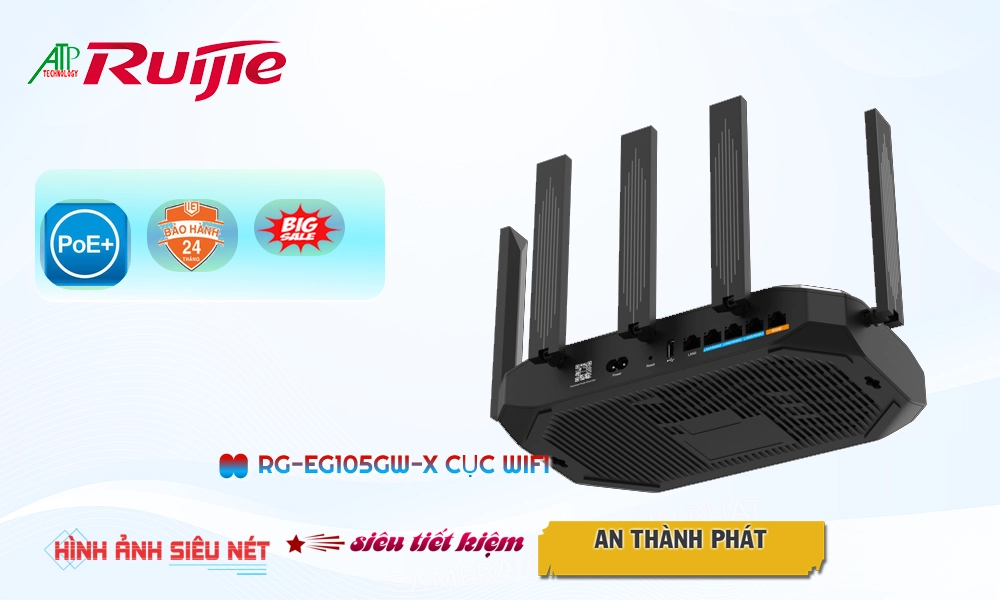 Hãng Ruijie  Bộ Quản Lý Mạng  RG-EG105GW-X