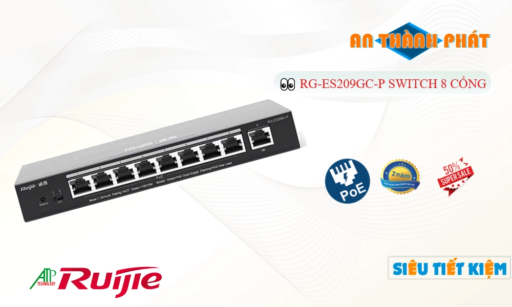 RG-ES210GC-LP Hãng Ruijie Modum wifi mạng RG-ES210GC-LP Hãng Ruijie Modum wifi mạng