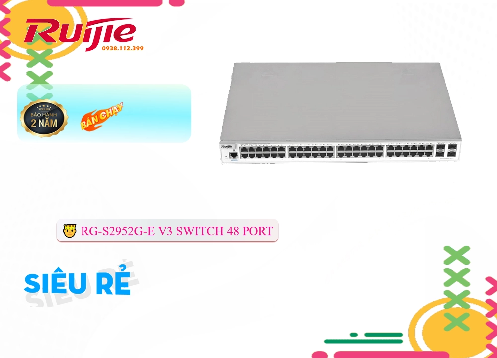 Bộ chia mạng RG-S2952G-E V3 Bộ chia mạng RG-S2952G-E V3