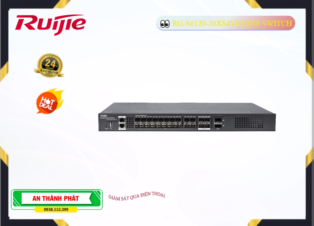 RG-S6120-20XS4VS2QXS Switch chia mạng RG-S6120-20XS4VS2QXS Switch chia mạng