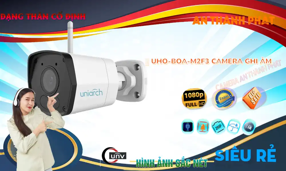 UHO-BOA-M2F3 Camera UNV (Uniview) Giá rẻ ✪ UHO-BOA-M2F3 Camera UNV (Uniview) Giá rẻ ✪