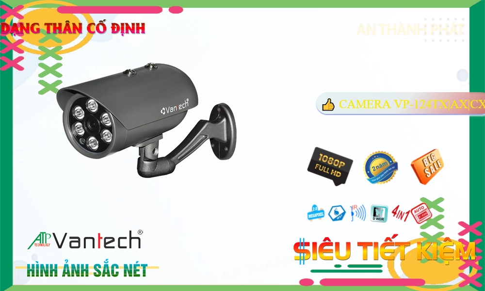 VP-124TX|AX|CX Camera VanTech VP-124TX|AX|CX Camera VanTech