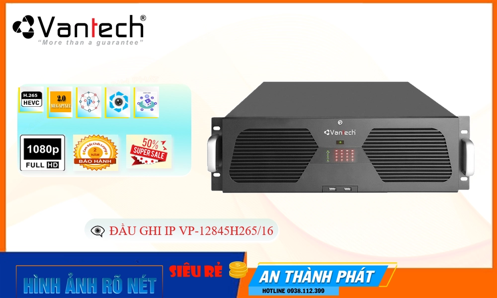 VP-12845H265/16 Đầu Thu VanTech VP-12845H265/16 Đầu Thu VanTech