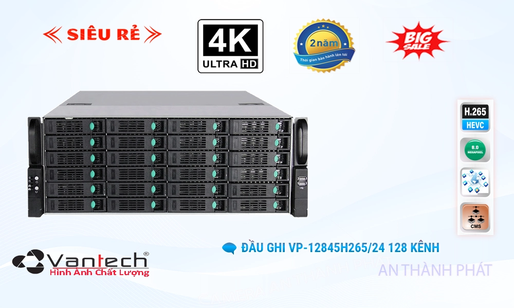 Đầu ghi VanTech VP-12845H265/24 Mẫu Đẹp
