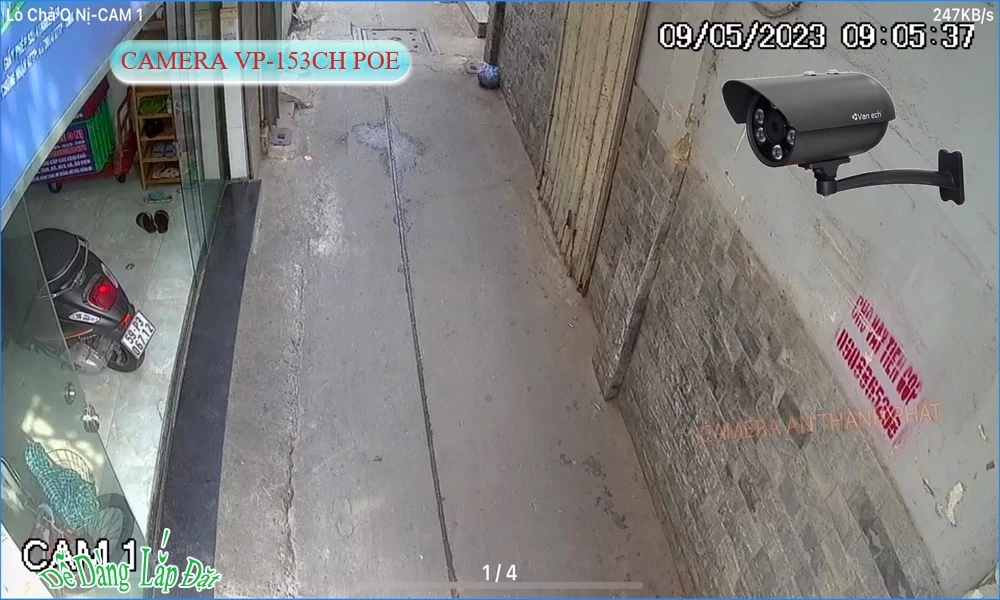 Camera Cấp Nguồ Qua Dây Mạng VP-153CH VanTech Camera Cấp Nguồ Qua Dây Mạng VP-153CH VanTech