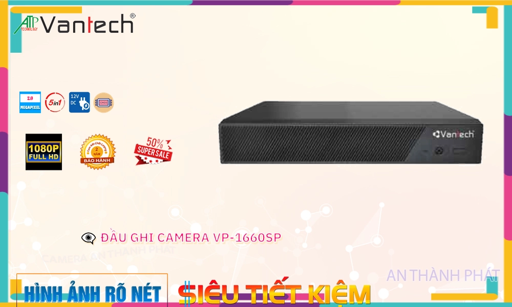VP-1660SP Đầu ghi Camera VanTech Giá tốt VP-1660SP Đầu ghi Camera VanTech Giá tốt