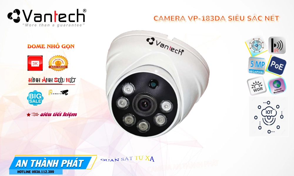 Camera VanTech Chất Lượng VP-183DA Camera VanTech Chất Lượng VP-183DA