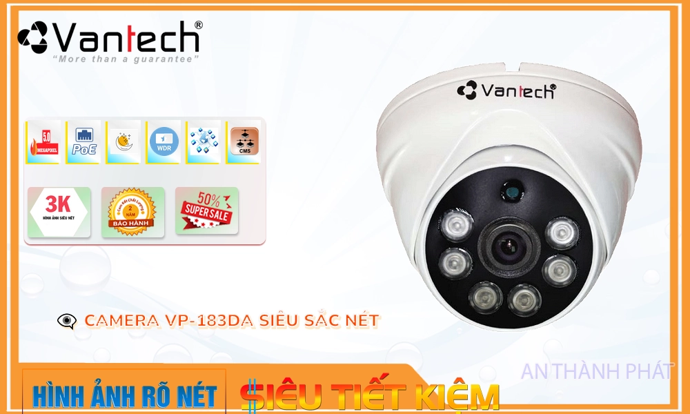 Camera VanTech Chất Lượng VP-183DA Camera VanTech Chất Lượng VP-183DA