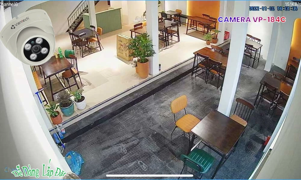 Camera Ip POE Sắc Nét VP-184C VanTech Camera Ip POE Sắc Nét VP-184C VanTech