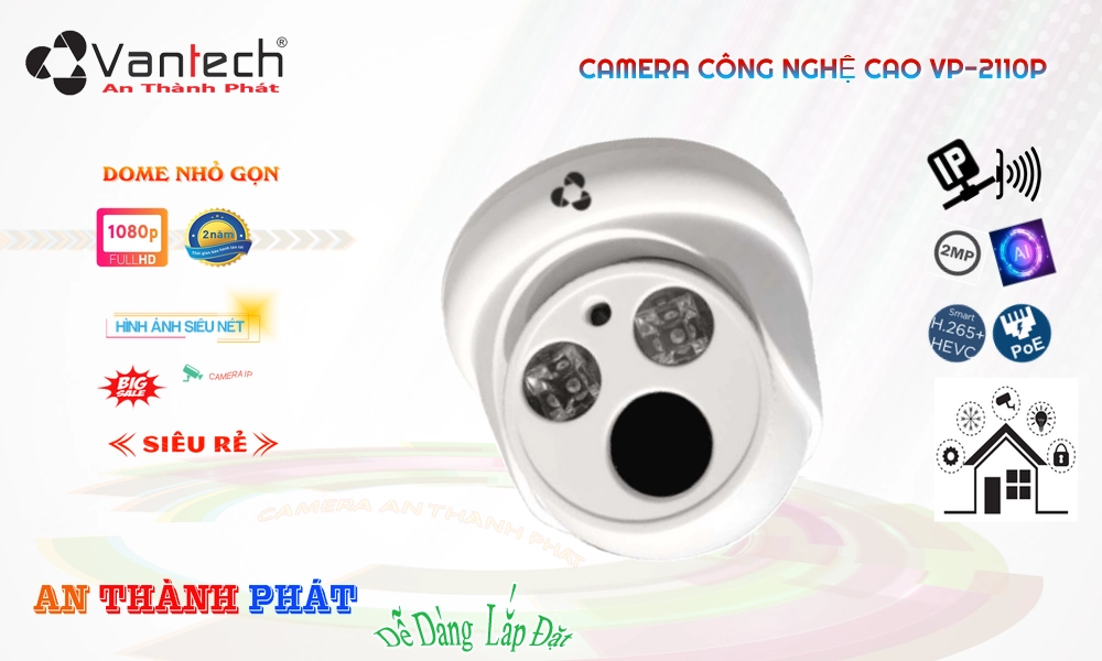 ✲ VP-2110P Camera Cấp Nguồ Qua Dây Mạng VanTech ✲ VP-2110P Camera Cấp Nguồ Qua Dây Mạng VanTech