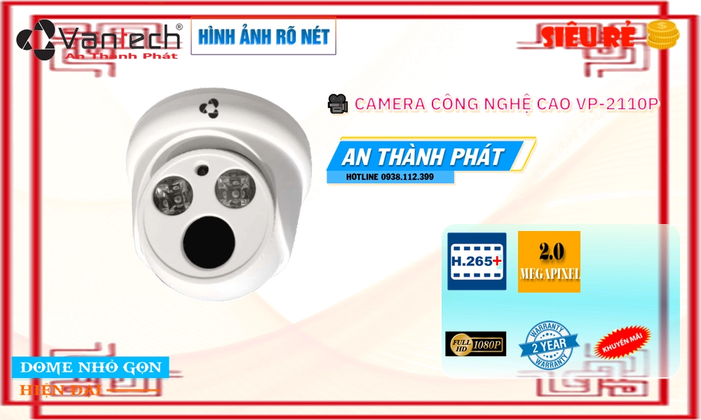 ✲ VP-2110P Camera Cấp Nguồ Qua Dây Mạng VanTech ✲ VP-2110P Camera Cấp Nguồ Qua Dây Mạng VanTech