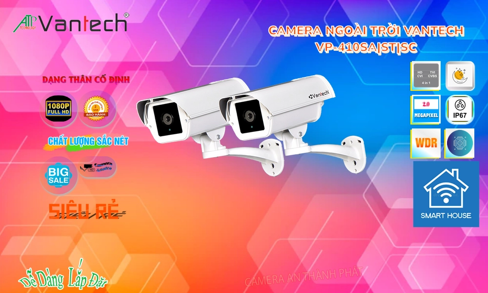 VP-410SA|ST|SC Camera VanTech
