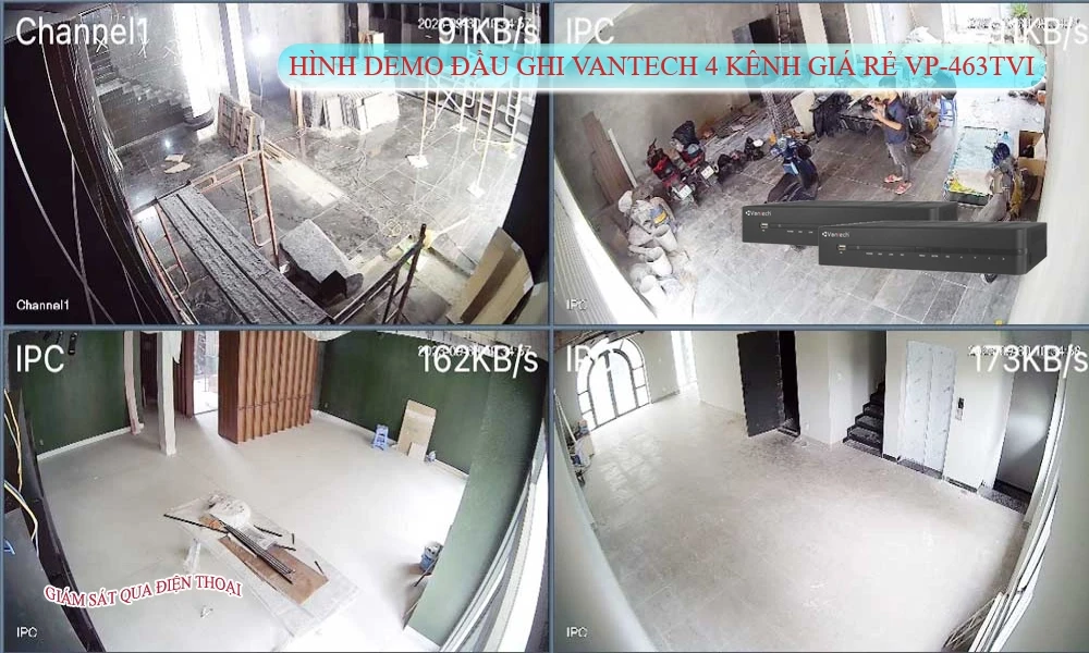 Đầu ghi VanTech VP-463TVI Tiết Kiệm Đầu ghi VanTech VP-463TVI Tiết Kiệm