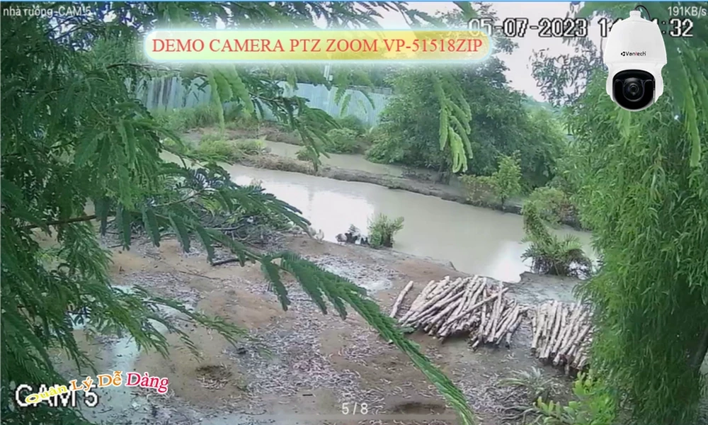 VP-51518ZIP Camera Ip POE Sắc Nét VanTech Chức Năng Cao Cấp