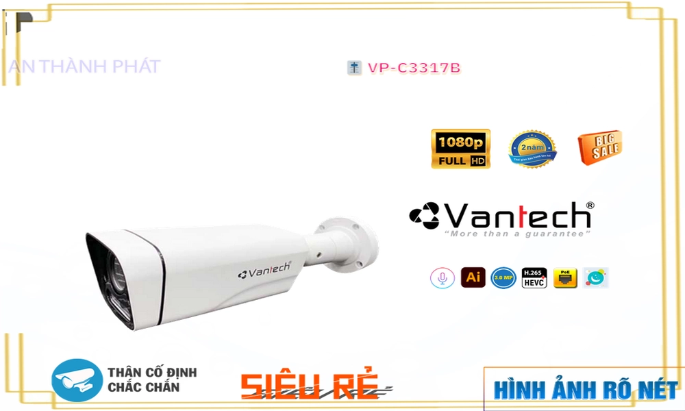 VP-C3317B Camera An Ninh Giá tốt ✲ VP-C3317B Camera An Ninh Giá tốt ✲