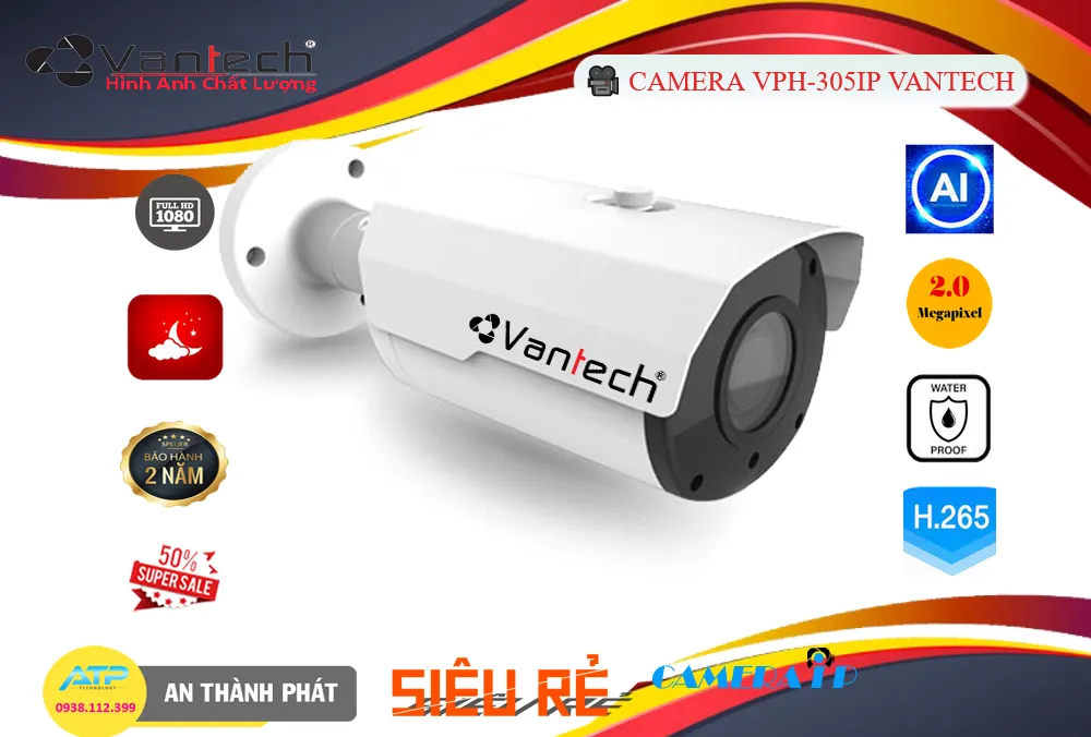VPH-305IP sắc nét VanTech ➠