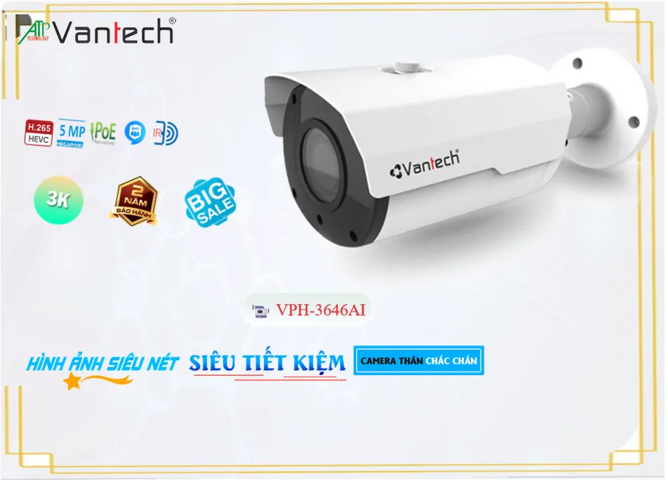 Camera VanTech VPH-3646AI,VPH 3646AI,Giá Bán ,VPH-3646AI 5.0 MP  Giá Hãng,Nơi bán  Camera Giám Sát VPH-3646AI,thông số VPH-3646AI,VPH-3646AI giá mới nhất,VPH-3646AI bán rẻ,VPH-3646AI Chính hãng,Bán rẻ VPH-3646AI,tuổi thọ VPH-3646AI,Giá  Ip POE sắc nét VPH-3646AI,phân phối VPH-3646AI,VPH-3646AI Giá Thấp Nhất