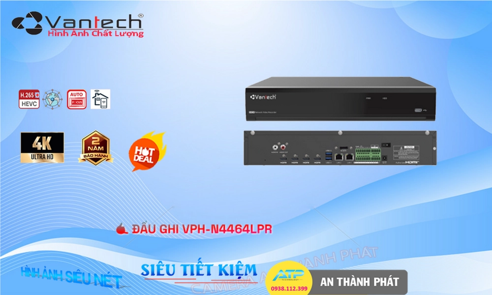 VPH-N4464LPRThiết Bị Ghi Hình Giá rẻ VanTech ❇ VPH-N4464LPRThiết Bị Ghi Hình Giá rẻ VanTech ❇