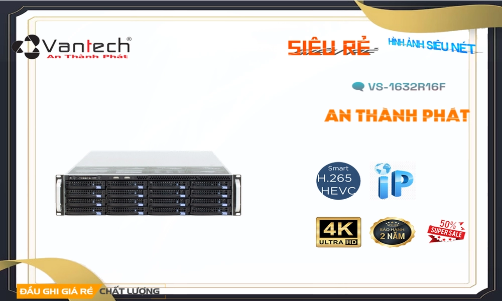 Đầu Thu KTS VanTech VS-1632R16F Giá tốt Đầu Thu KTS VanTech VS-1632R16F Giá tốt