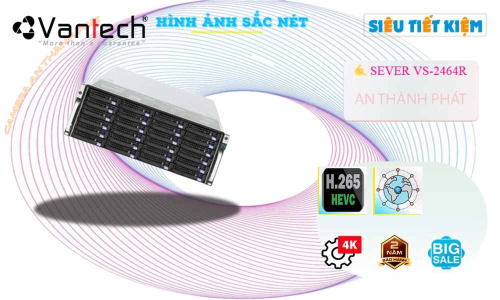 Đầu Ghi Camera VS-2464R VanTech đang khuyến mãi Đầu Ghi Camera VS-2464R VanTech đang khuyến mãi
