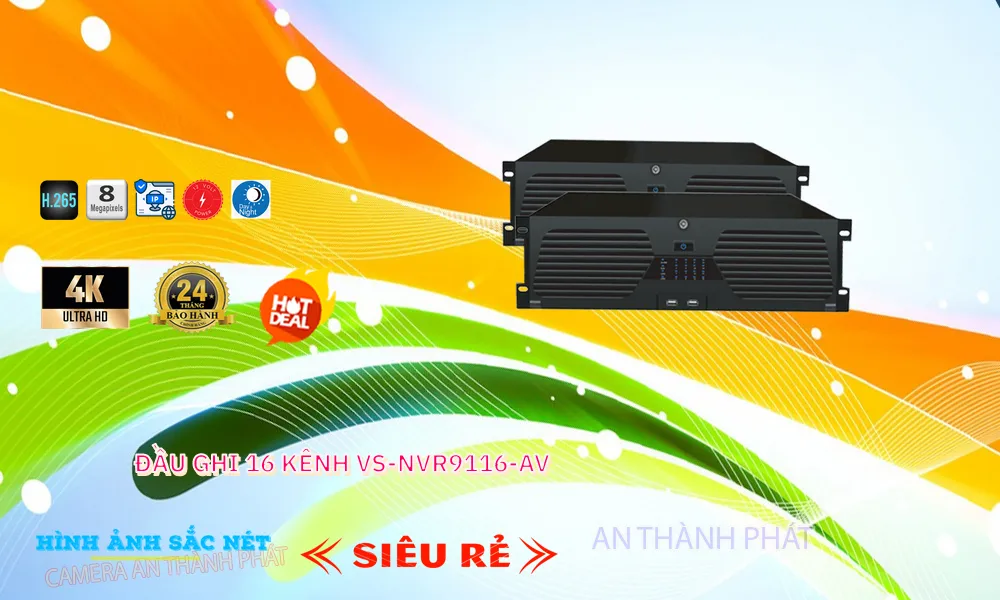 Đầu ghi Visioncop VS-NVR9116-AV