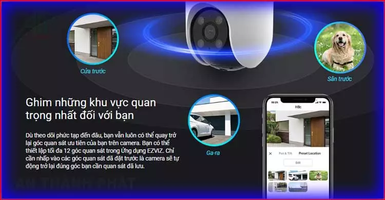Camera EZVIZ CS H8c R100 1J4WKFL