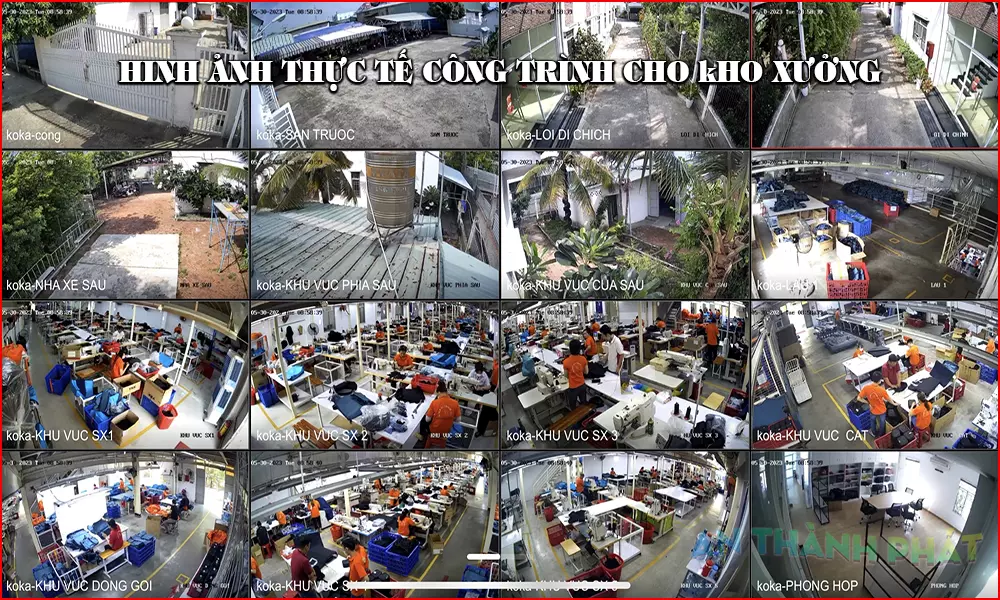 Dự Án Lắp Camera Nhà Xưởng Sản Xuất Chúng Tôi Đã Thi Công