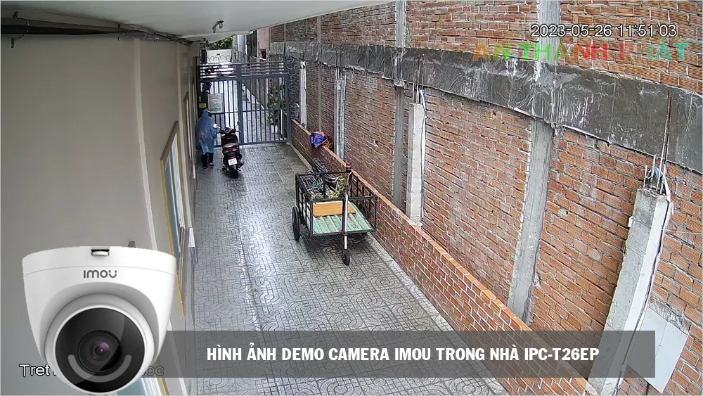 hình ảnh demo camera imou trong nhà IPC-T26EP