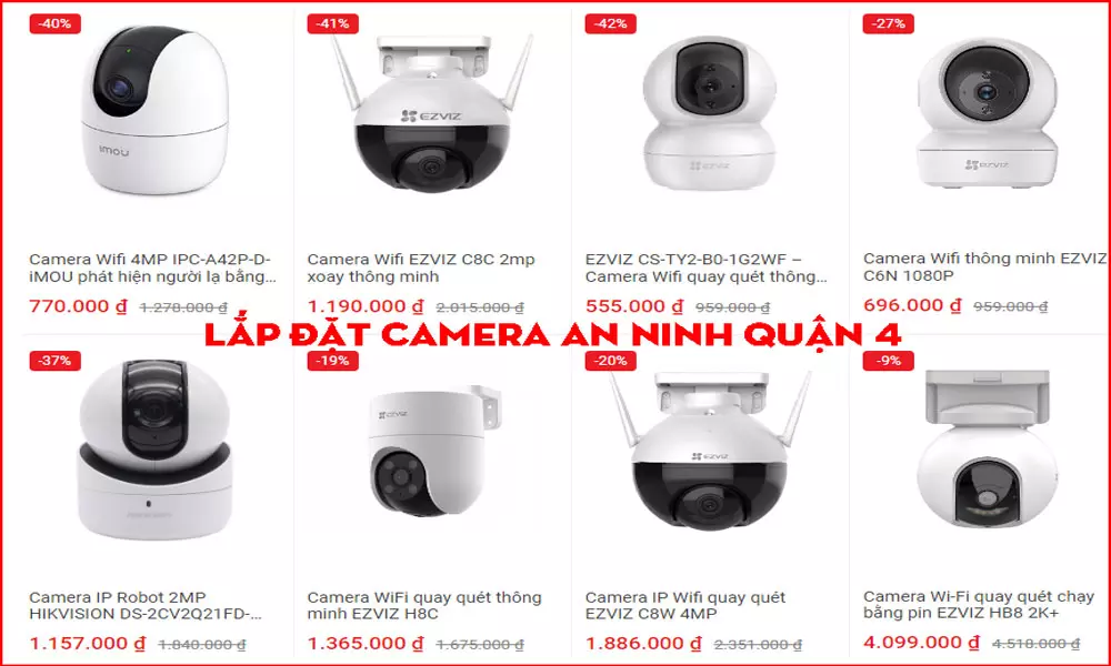 Lắp Đặt Camera Quan Sát Tại Quận 4